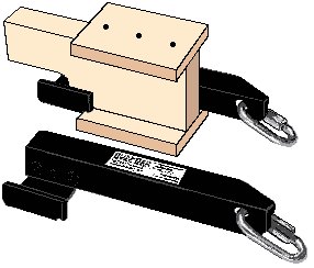 BUZZBAR® 4-Way in hook-up position.