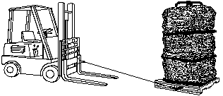 For turning & pulling hard to reach 4-Way stringer pallets.