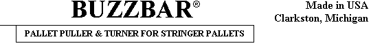 BUZZBAR® Pallet Puller & Turner
