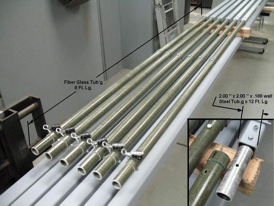 W8UZZ - Upper fiberglass poles