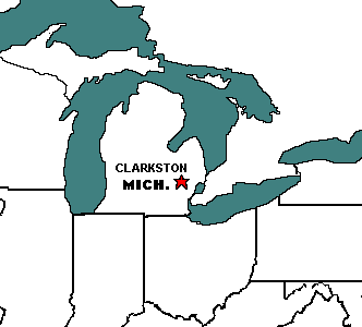 Clarkston, Michigan Location