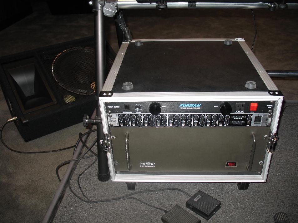 Behringer Preamp - Hafler Five Hundred Power Amp